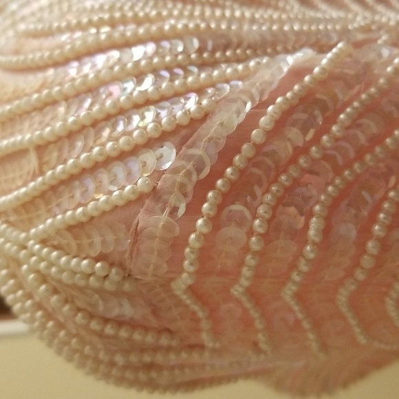 Stunning Vintage Gatsby Silk Sequined Dress - Picture 9 of 11